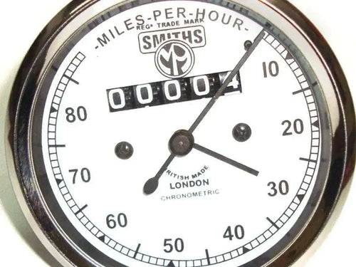 Matchless White Face Speedometer Smiths Replica with Miles per Hour dial