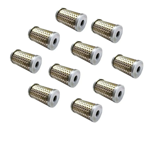 Pack of 10 Royal Enfield Electra oil cleaner filter elements 500613.