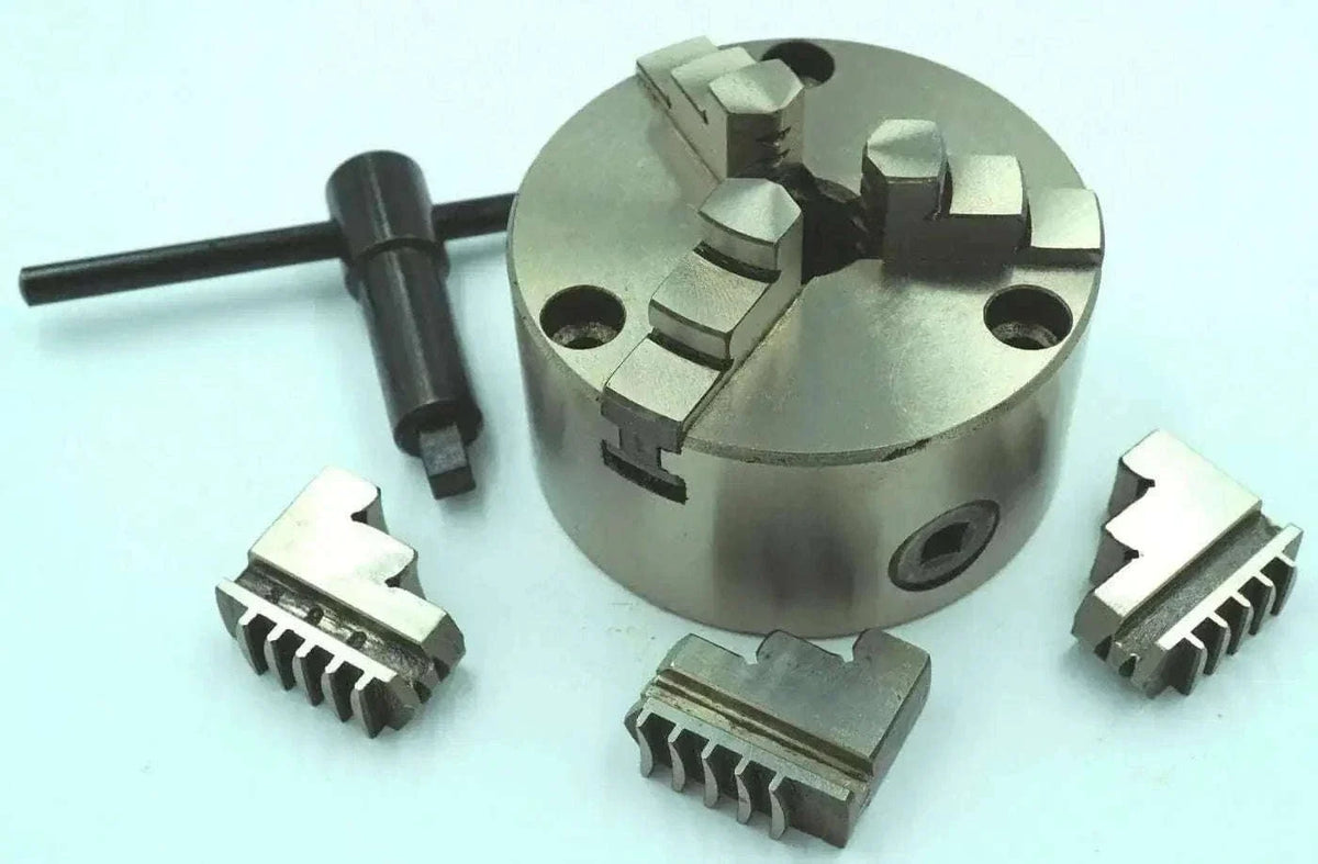 125mm Front Load 3 Jaw Self Centering Chuck with Reversible Jaws