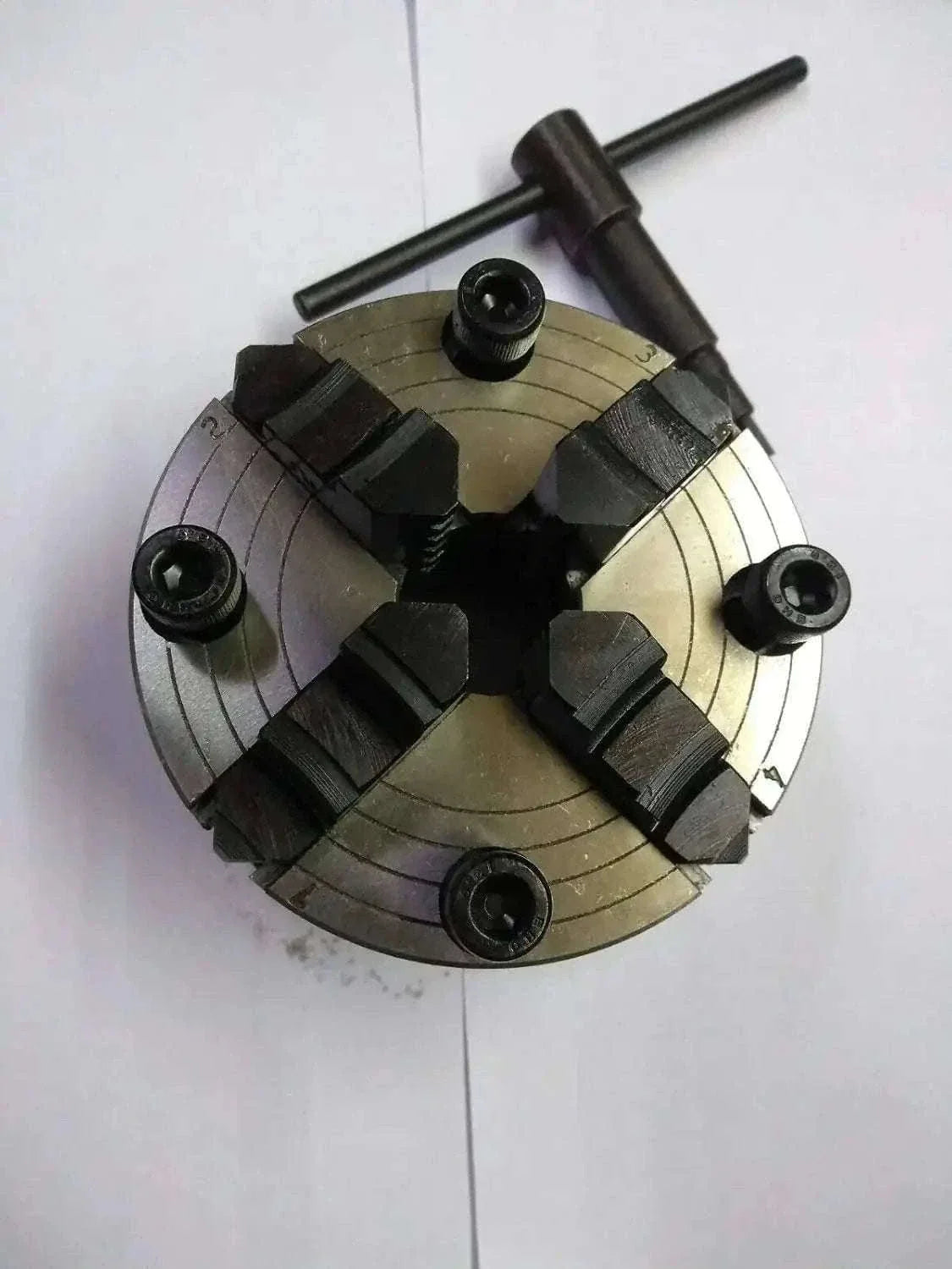 150mm Front Load 4 Jaw Independent Chuck for machining - bestsparestore