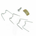 7" Lucas headlamp fixing clips with screws and plate for Royal Enfield
