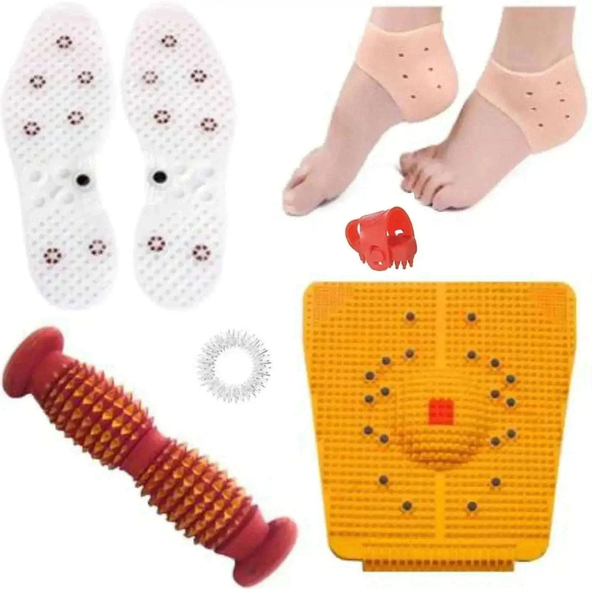 Acupressure massager tools set for stress relief and pain management