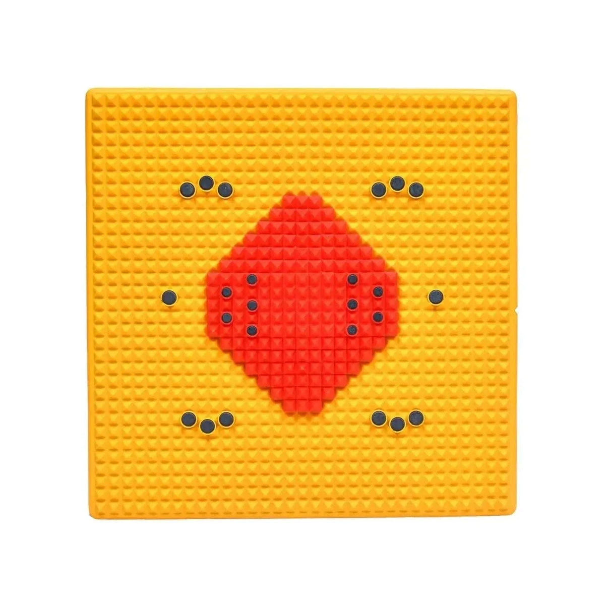 Acupressure mat with copper nodules designed for wellness and relaxation