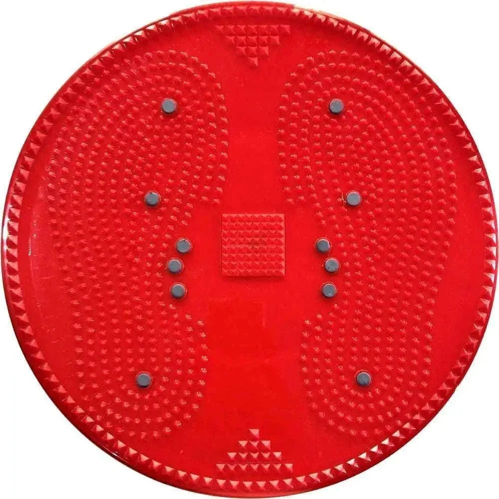 Red acupressure twister exercise machine Big Disc design
