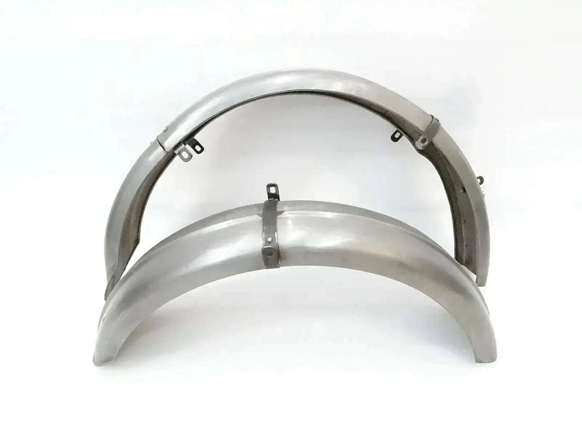 ARIEL RIGID WD 350CC 500CC FRONT & REAR MUDGUARD SET RAW STEEL - bestsparestore