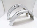 BSA A10 ROAD ROCKET MUDGUARD SET CHROME 1956 MODEL (PRE-DRILLED) - bestsparestore