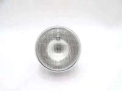 BSA LUCAS TYPE CHROME COMPLETE HEADLIGHT 7" WITH BRASS KNOB - bestsparestore