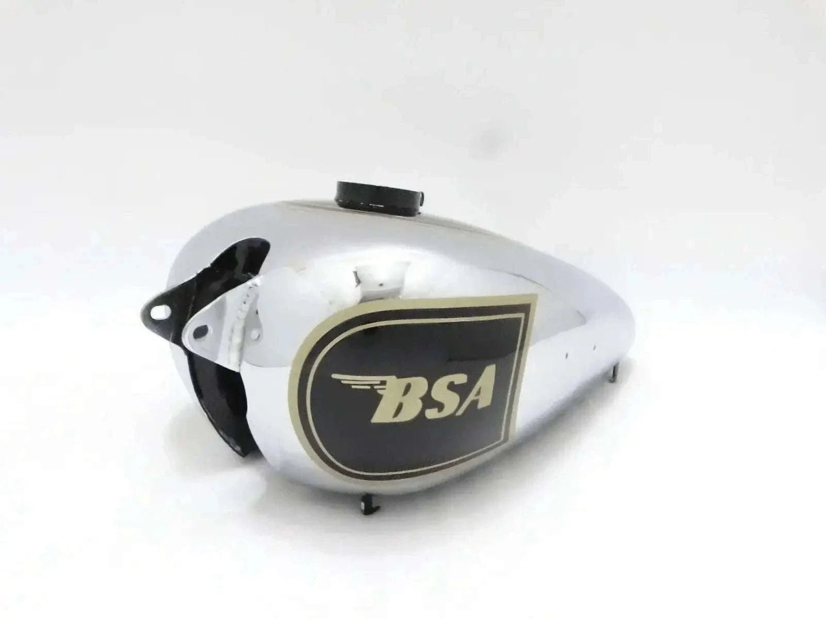 BSA M20 BLACK PAINTED CHROME PETROL TANK "CIVIL MODEL" - bestsparestore