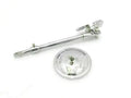 Chromed mirror with adjustable arm designed for Willys MB Jeep