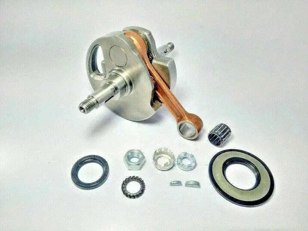 Crank Shaft Assembly nut key Washer Oil seal for Vespa PX Stella 5 Port - bestsparestore