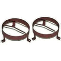 Willys Jeep external headlight stone grill guard, steel construction