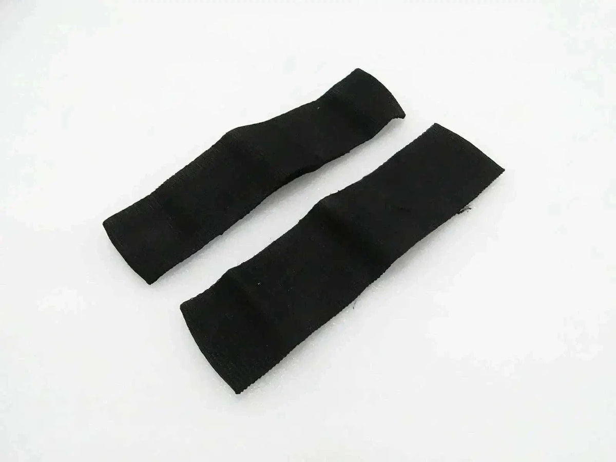Pair of black door check straps for Jcb