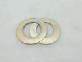 Metal shim washer pair with central holes