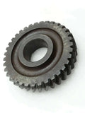 Dark steel gear idler sprocket with central bore