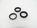 Valve spool kit seal set with three black O-ring gaskets