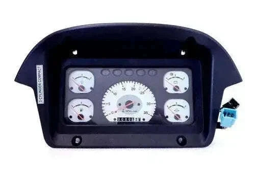 Mahindra tractor instrument cluster panel with gauges and display window