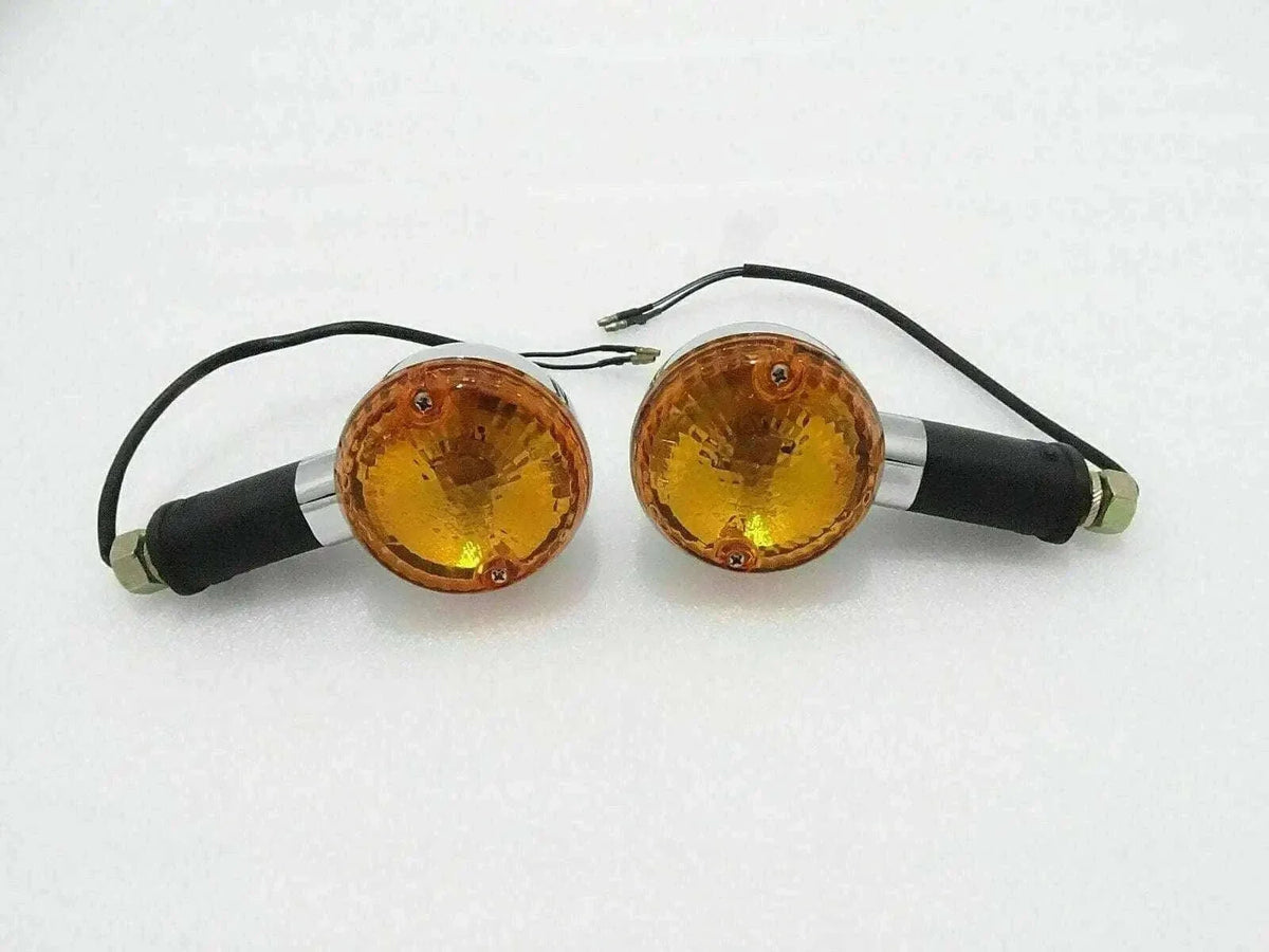 Fits Royal Enfield Indicators Pair Orange Faced - bestsparestore