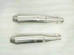 FOR Royal Enfield Interceptor Continental GT 650 LH RH 304 Exhaust Silencer - bestsparestore
