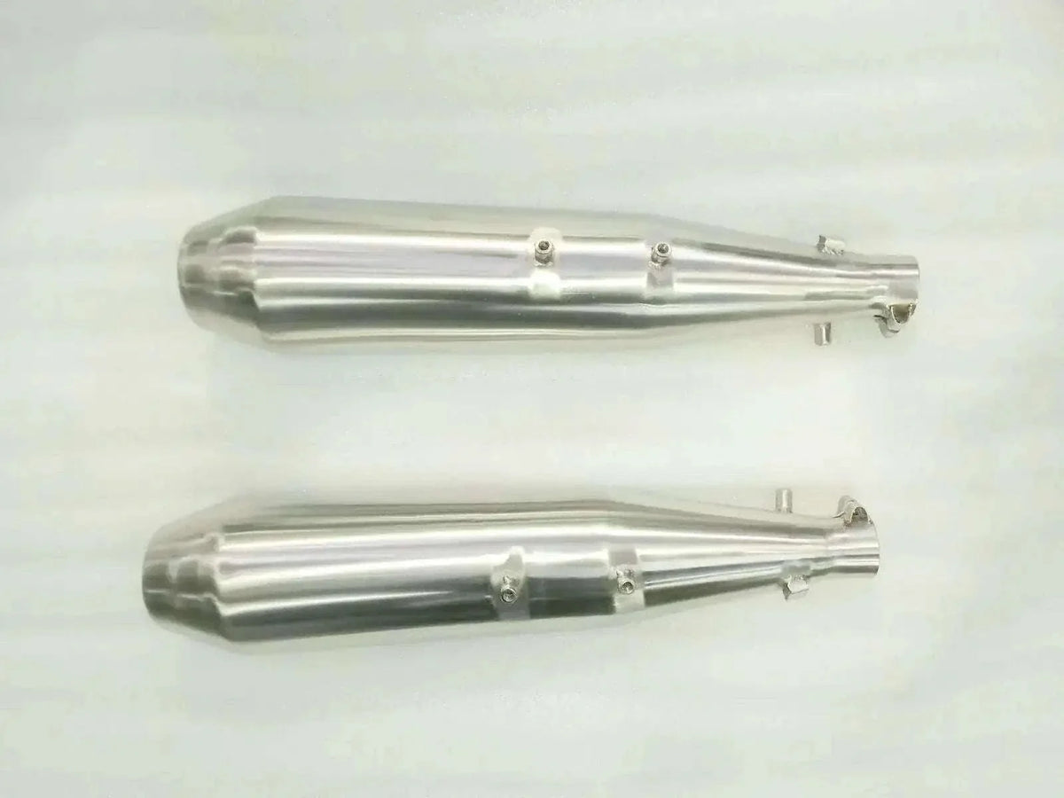 FOR Royal Enfield Interceptor Continental GT 650 LH RH 304 Exhaust Silencer - bestsparestore