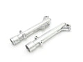 FORK LEGS PAIR DISC BRAKE MODEL POLISH FOR ROYAL ENFIELD TBH BIKES - bestsparestore