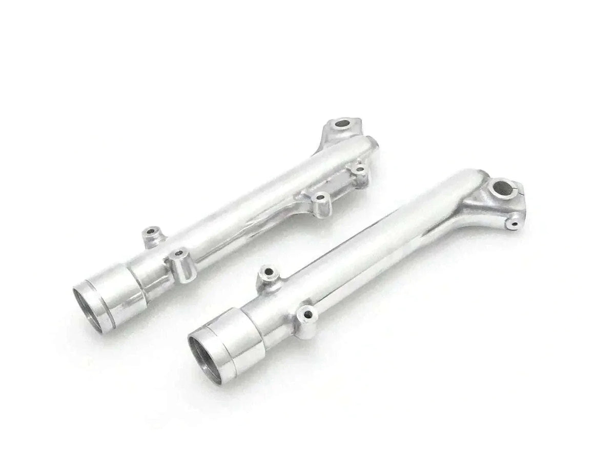 FORK LEGS PAIR DISC BRAKE MODEL POLISH FOR ROYAL ENFIELD TBH BIKES - bestsparestore
