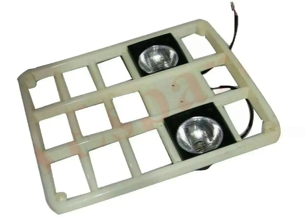 Front grill grille with headlight assembly for Mahindra tractor
