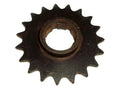 Durable steel sprocket on motorcycle, 25mm, designed for reliable performance in power transmission