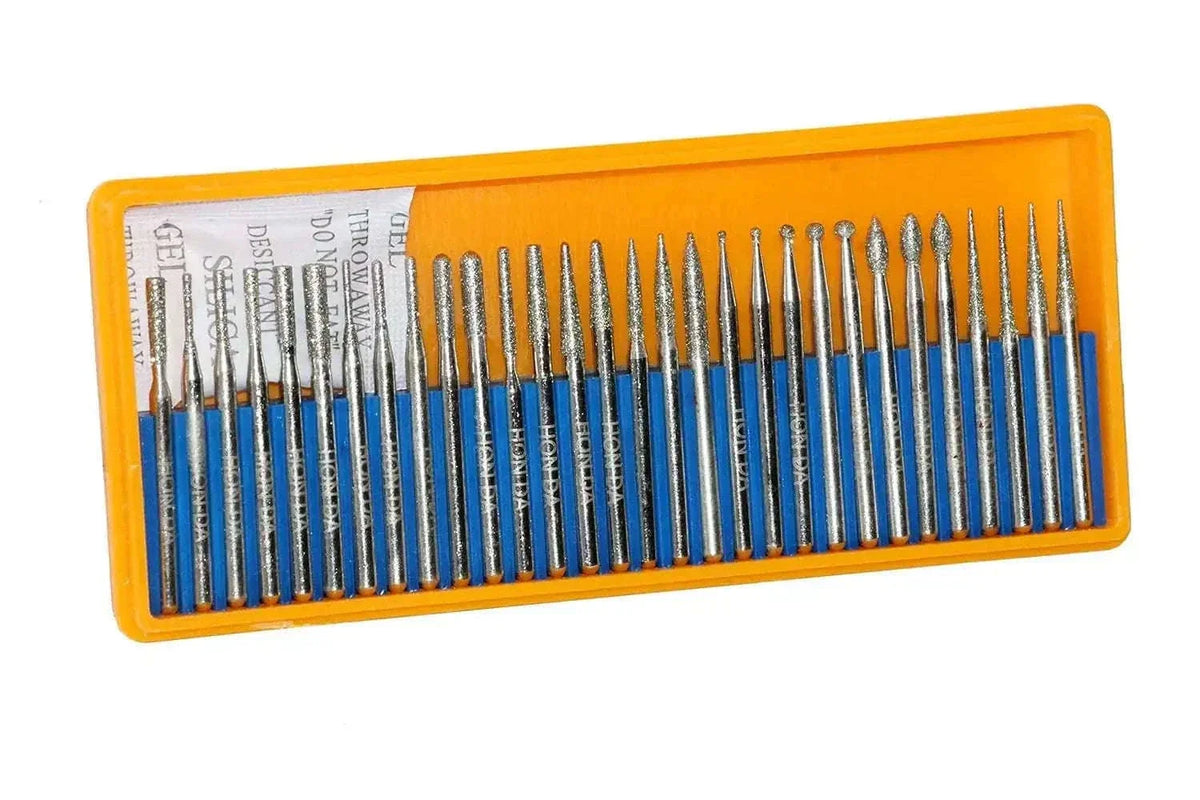 30-piece grinding burr drill bit set for Dremel tools