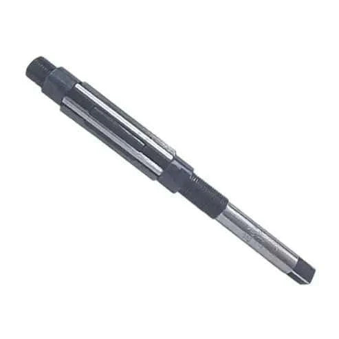 Adjustable hand reamer angled, dark housing with long steel fluted cutting end