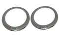 Chrome Headlight Outer Bezel Pair for Willys 46-53 Jeep