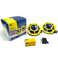 Hella Yellow Panther Car Horn pair with relay for vehicles