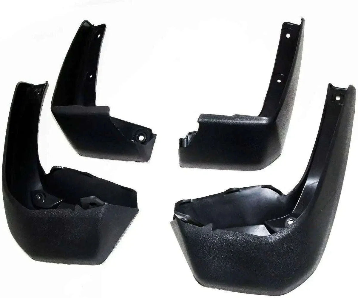 Durable black plastic mud flaps for Honda Jazz by bestsparestore