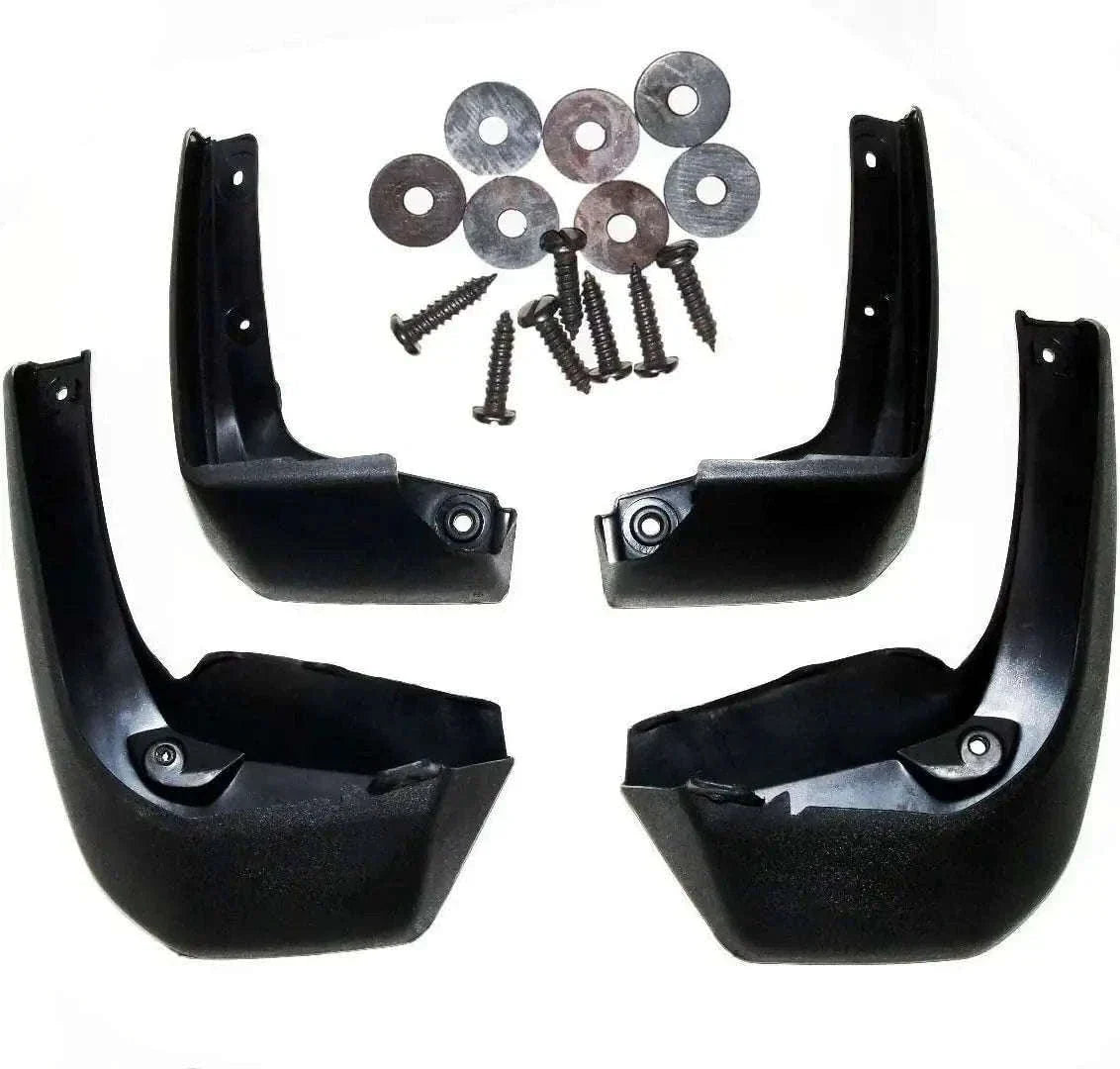 For Mud Flaps Mudguard Splash Guards Cut Type Black Plastic For Honda Jazz bestsparestore