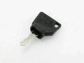 JCB 3CX ignition key replacement, durable black plastic, compact design for easy use