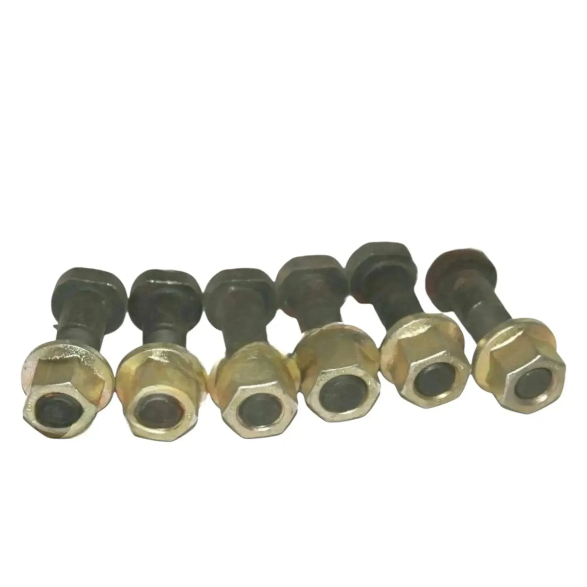 6 Units For JCB 3CX Excavator Front Wheel Nut Bolt Kit - bestsparestore