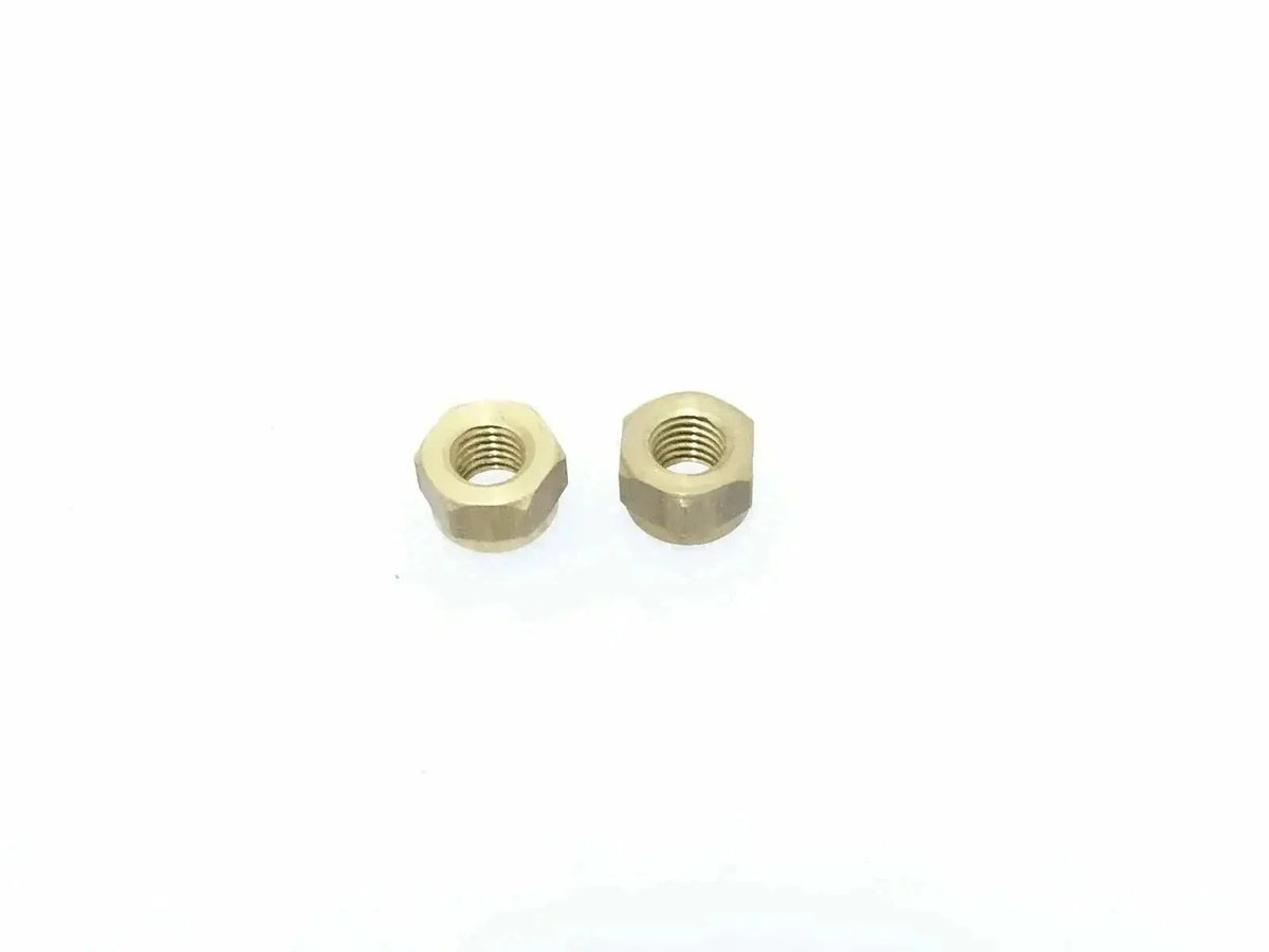 LAMBRETTA GP, LI, SX, TV brass exhaust nuts - bestsparestore