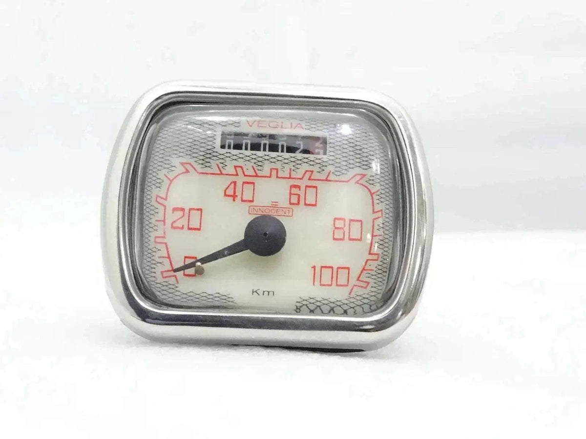 LAMBRETTA REPLICA LD SPEEDOMETER VEGLIA 0-100 KMPH - bestsparestore