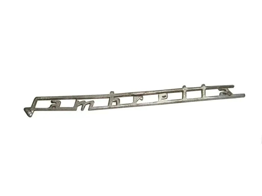 Lambretta Scooter LI and TV Models Legshield Script Badge - bestsparestore