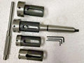 Lathe tailstock die holder set of 4 with MT4 floating shanks