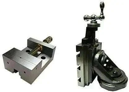 Lathe Vertical Milling Slide - Swivel Base 4" X 5" with Grinding Vice