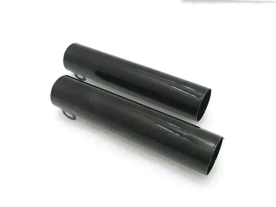 Long Black Fork Cover Tubes Fits Royal Enfield Old Model - bestsparestore