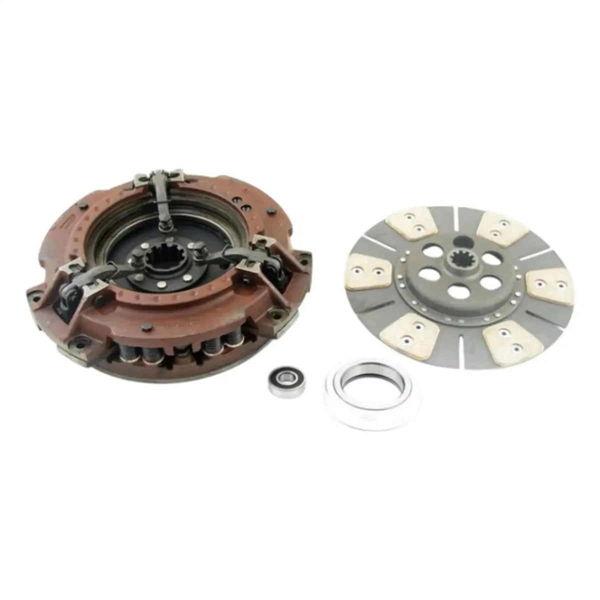 Massey Ferguson model clutch kit, complete with pressure plate and disc for tractor maintenance