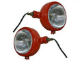 Massey Ferguson Headlight Set with Red Lights for 35, 65, 765 Models