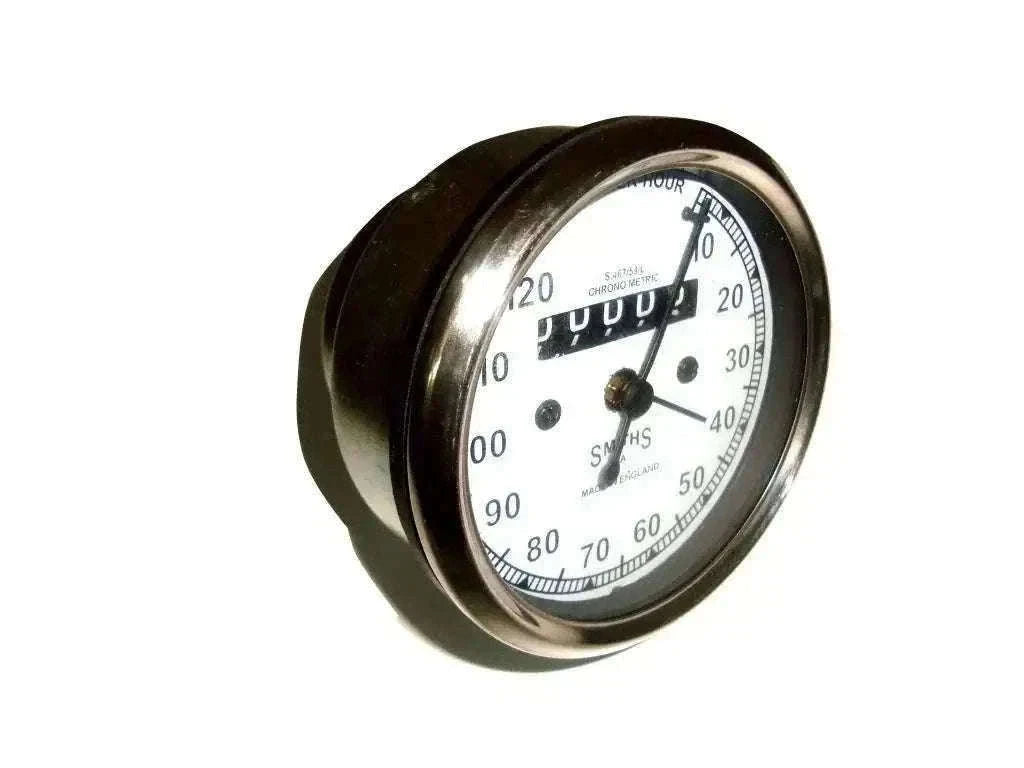 New 0-120 Mph Smiths Replica Speedometer for Ariel Motorcycles Best Spare Store