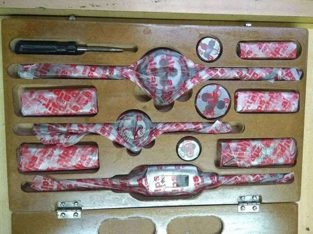 New 1/4 to 1/2 British Standard Whitworth Tap and Die Set Best Spare Store