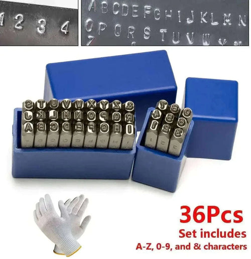 New 1/8" (3MM) Steel Die Metal Stamping Kit - Precision Punch Tool Best Spare Store