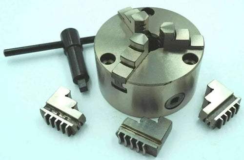New 100mm Front Load 3 Jaw Self Centering Chuck with Reversible Jaws Best Spare Store