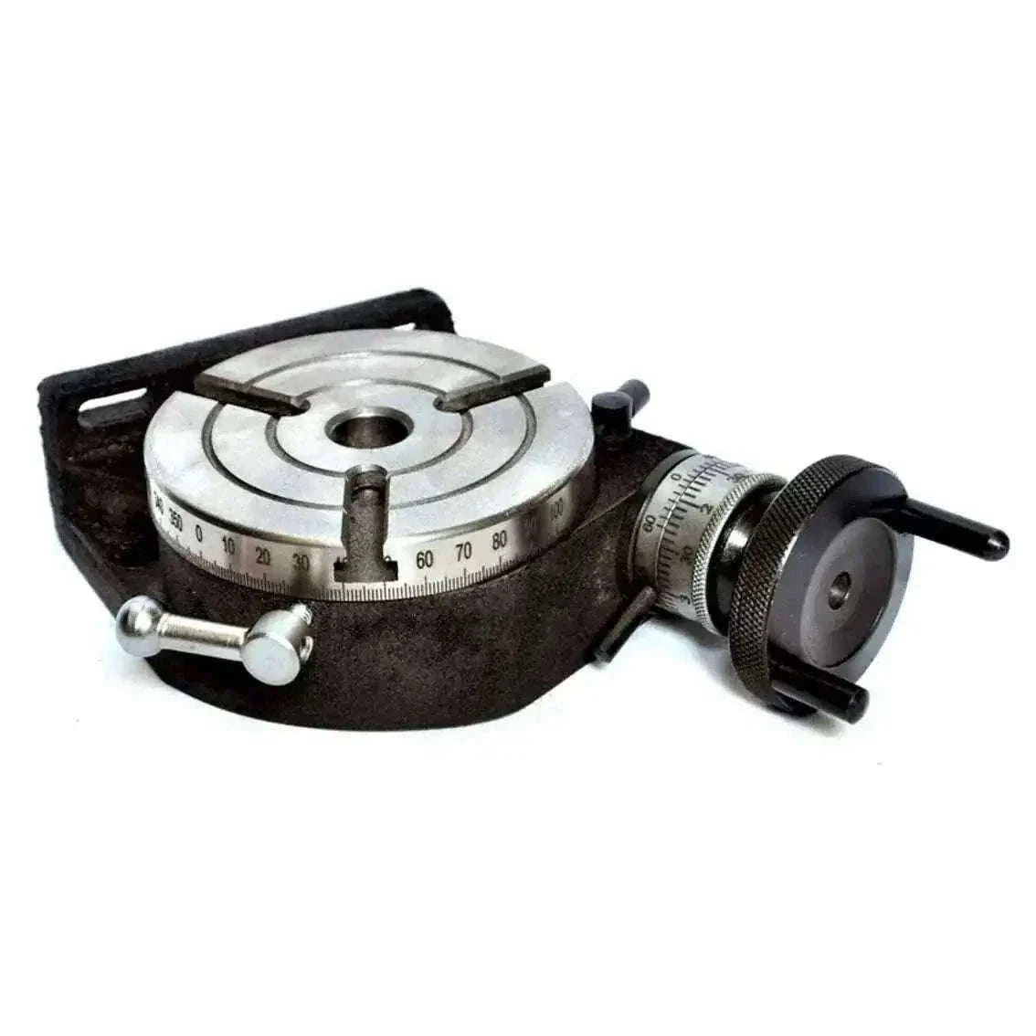 New 100mm Rotary Table with 3 Slots, MT2 Bore | bestsparestore Best Spare Store