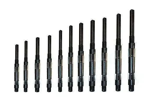 New 11 Piece Adjustable Hand Reamer Set - H-4 to H-14 Sizes Best Spare Store