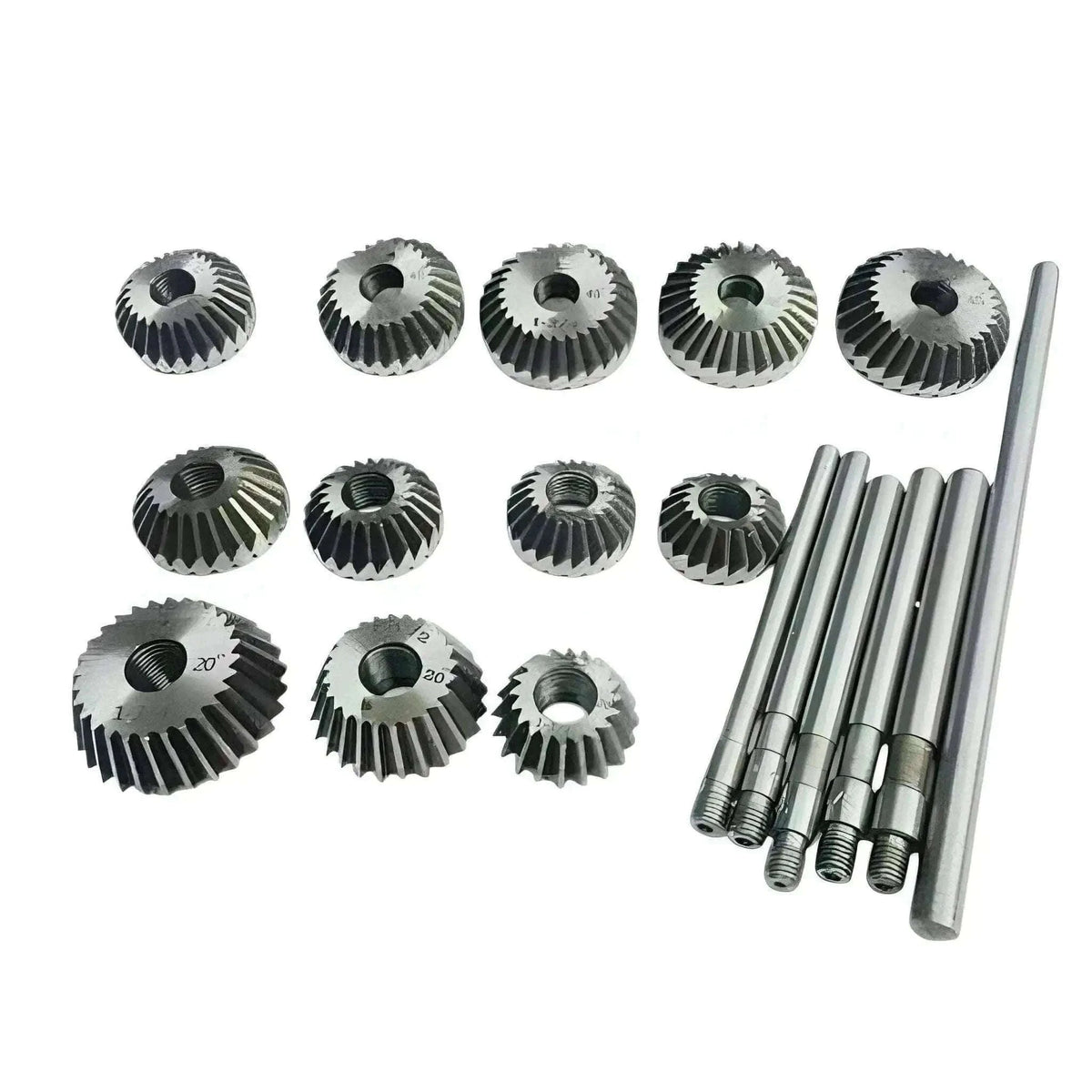 New 12 Piece Valve Seat Face Cutter Set - Carbon Steel Precision Best Spare Store